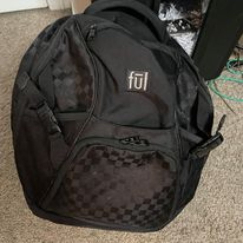 Large Black Backpack